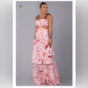 NWOT BYEGREIS Asia Cut Out Dress Sz Small